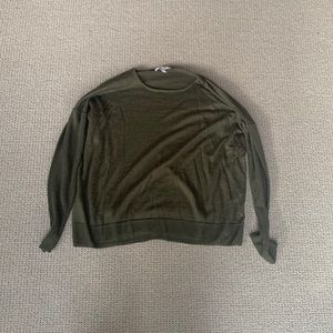 a b.young olive green sweater